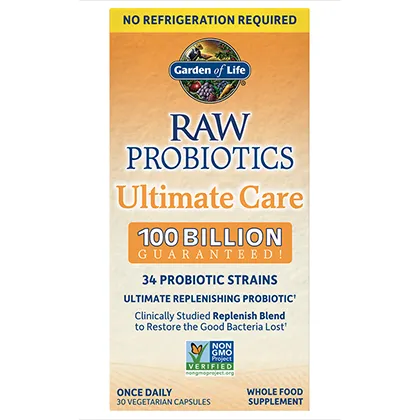 Raw Probiotics Ultimate Care ST 30 Vegetable Caps By Garden Of Life