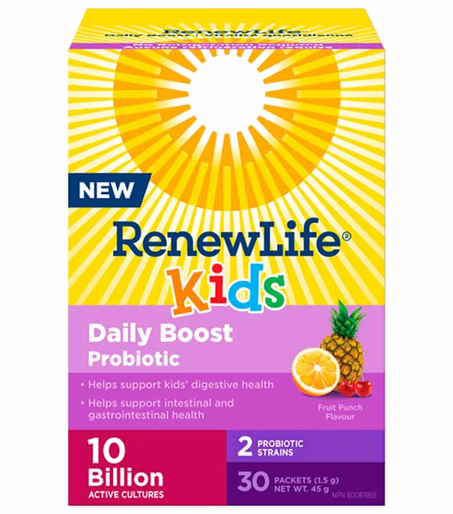 Renew Life Kids Daily Boost Probiotic (30 packets)