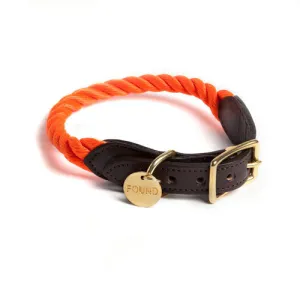 Rope Collar in Orange