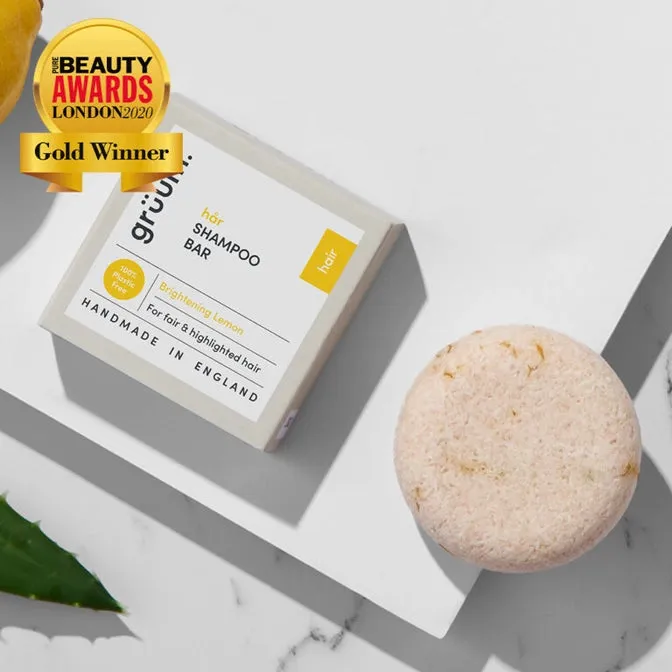 Shampoo Bar For Fair or Highlighted Hair - Brightening - Grüum