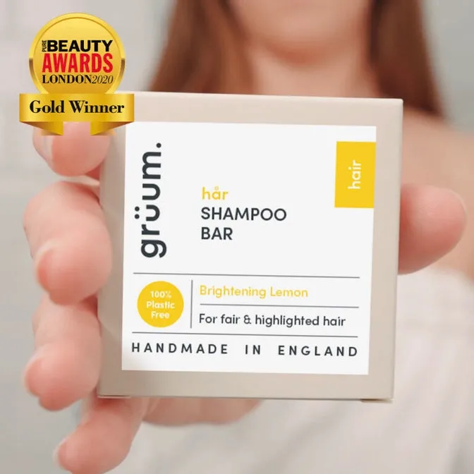 Shampoo Bar For Fair or Highlighted Hair - Brightening - Grüum