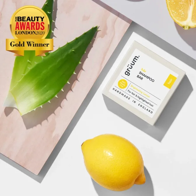 Shampoo Bar For Fair or Highlighted Hair - Brightening - Grüum