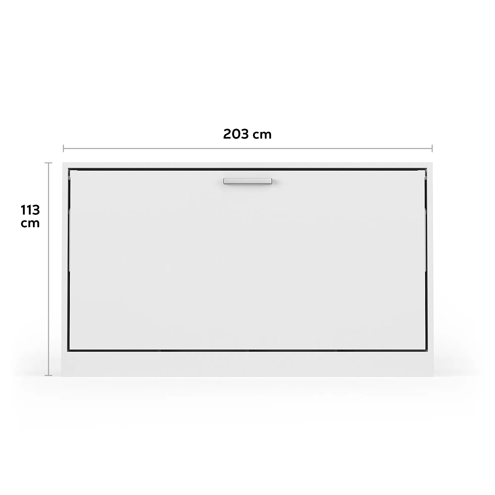 Spazio Single Wall Bed - Horizontal