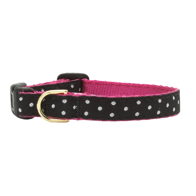 Teacup Collar | Black & White Dots