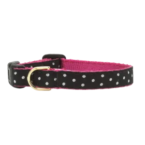 Teacup Collar | Black & White Dots