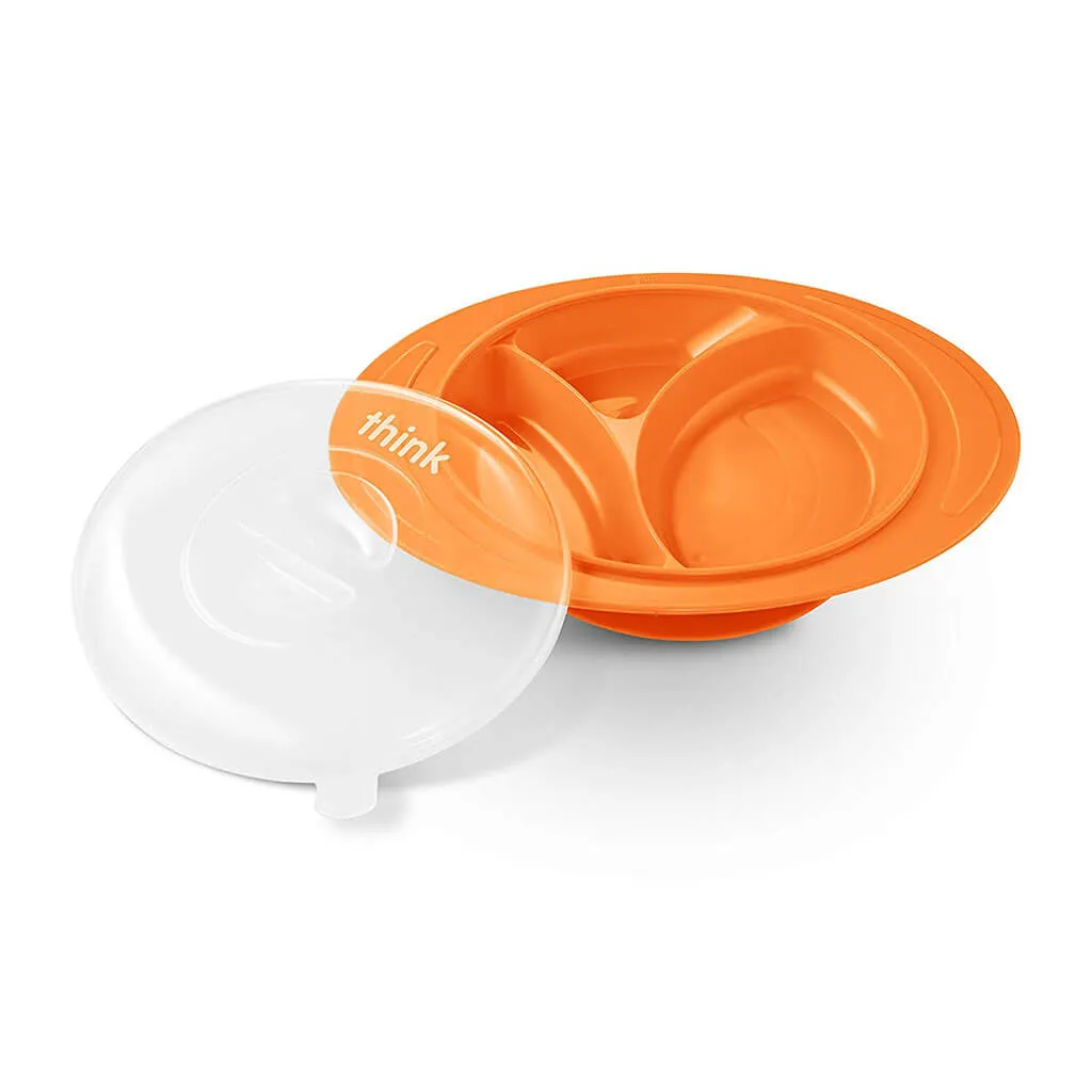 ThinkSaucer Suction Plate Orange