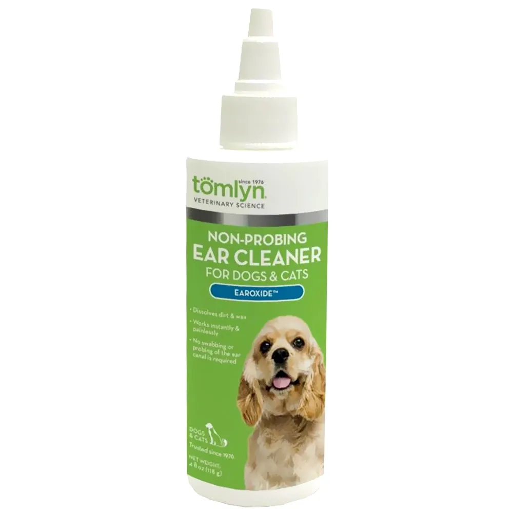 Tomlyn Earoxide Non-Probing Ear Cleaner 4oz