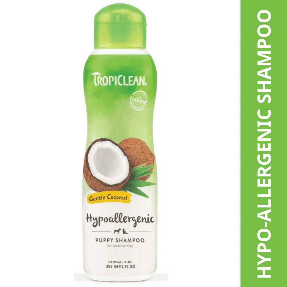 Tropiclean Gentle Coconut Hypoallergenic Shampoo for Dogs and Cats