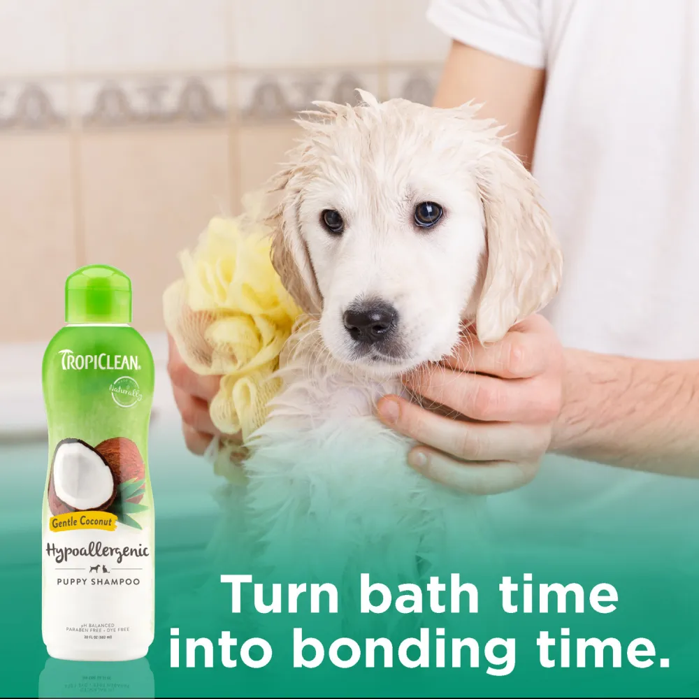 Tropiclean Gentle Coconut Hypoallergenic Shampoo for Dogs and Cats