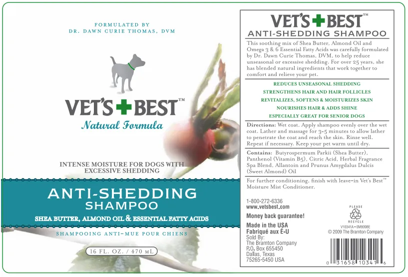 Vet's Best Anti-Shedding Shampoo (Spa Range)