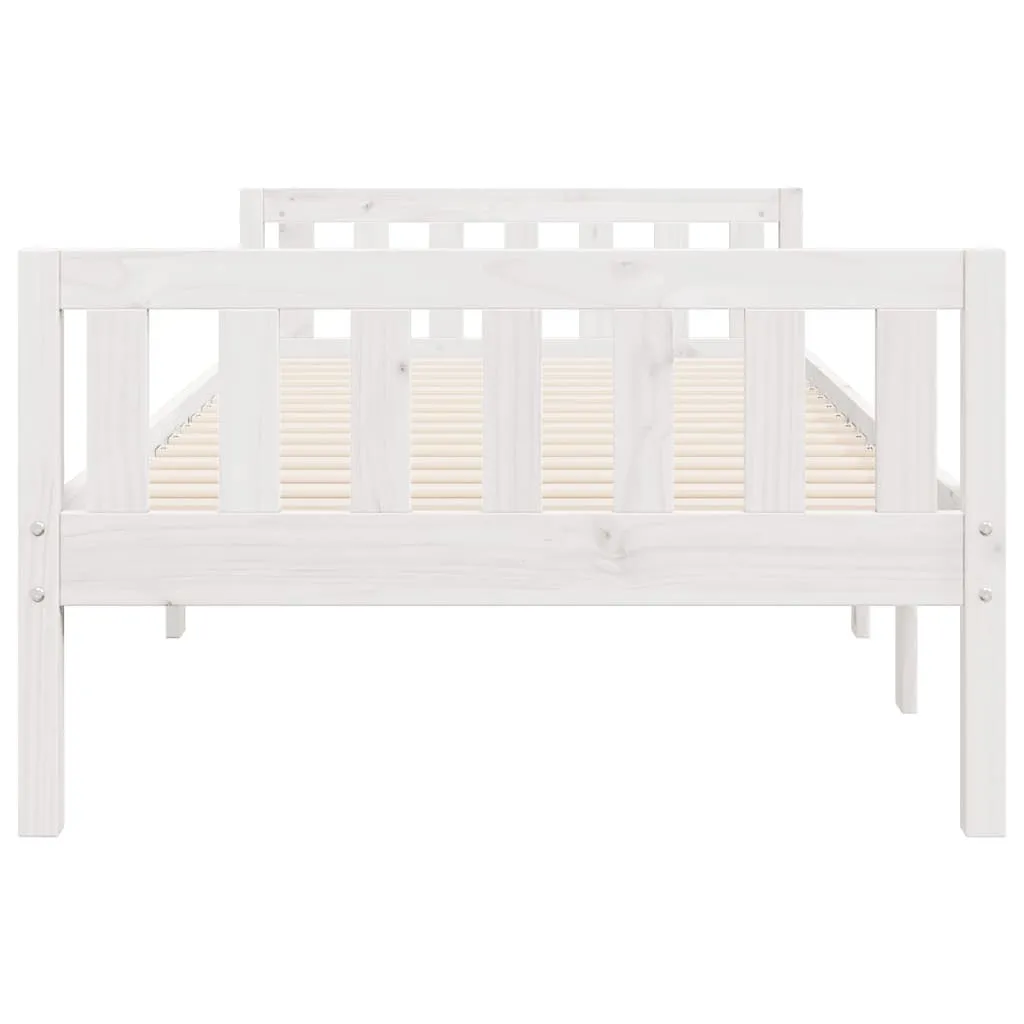 vidaXL Children's Bed without Mattress White 90x200 cm Solid Wood Pine