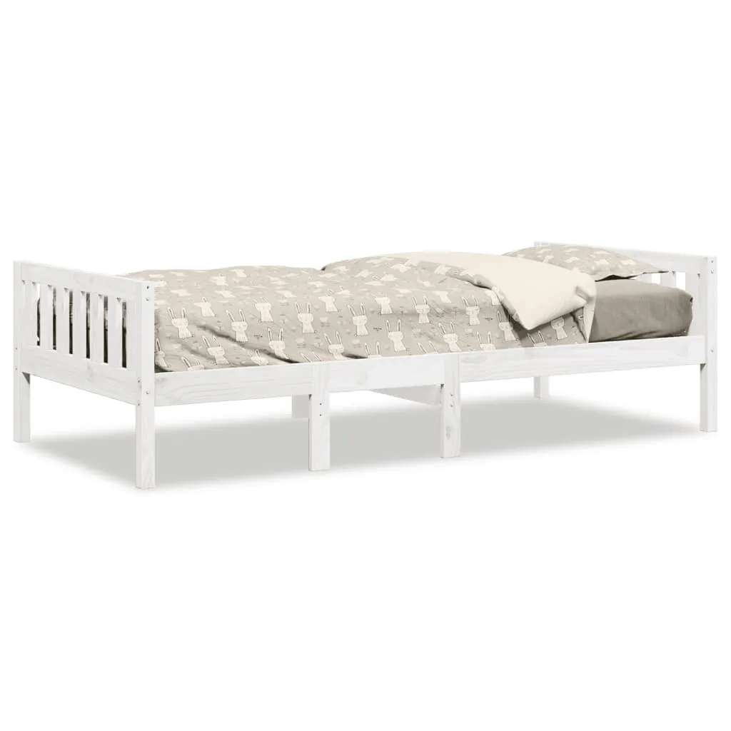 vidaXL Children's Bed without Mattress White 90x200 cm Solid Wood Pine