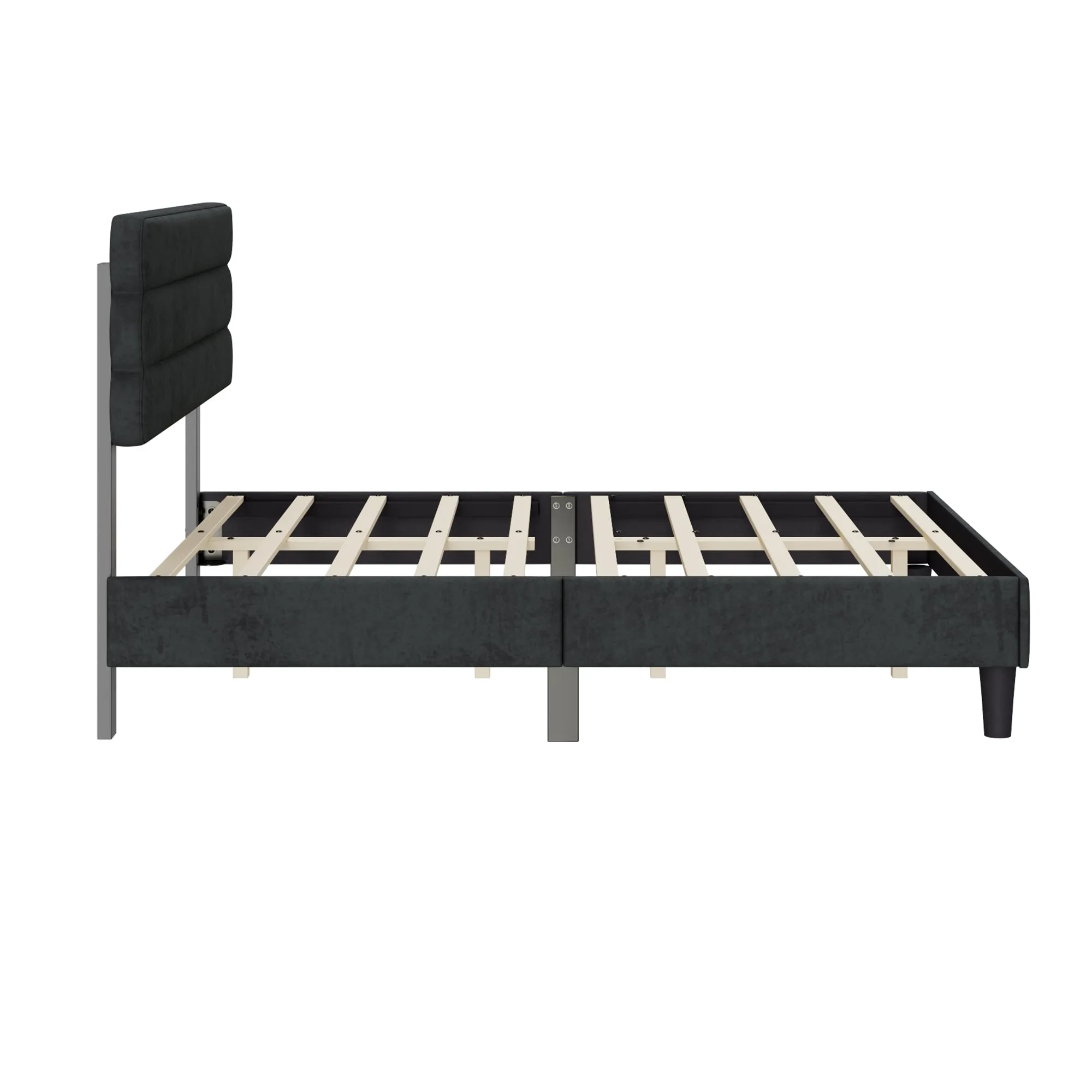 Wee Full Size Bed Frame - Dark Gray