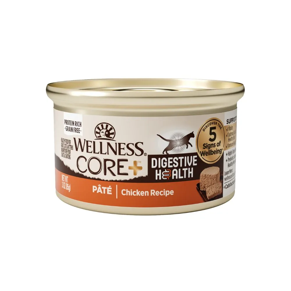 Wellness Cat Core Grain-Free Digestive Health Chicken Pate 3oz