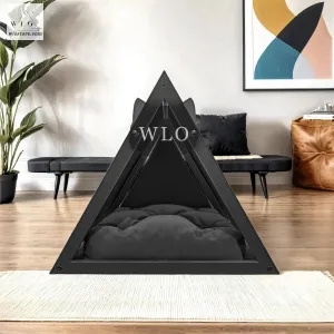 WLO® Black Lakota Modern Cat Bed