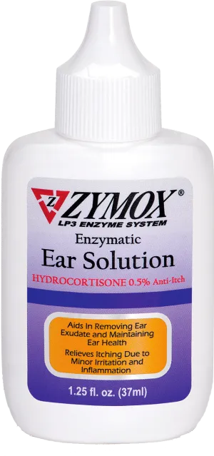 ZYMOX Enzymatic Ear Solution with 0.5% Hydrocortisone